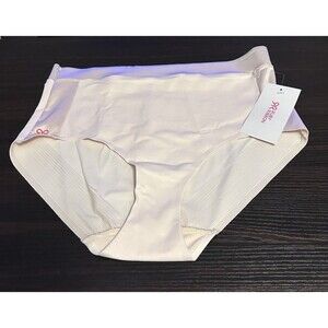 Ruby Ribbon Cream Athena Panty Shaping Briefs Panties Style 3064 Womens Large